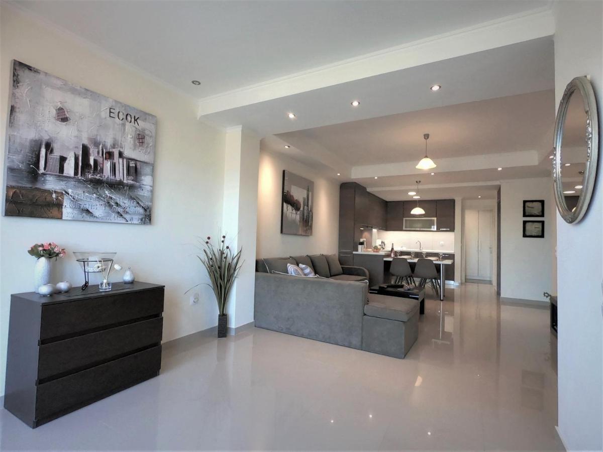 Sunshine Home 1 With Sea View Alepou 外观 照片
